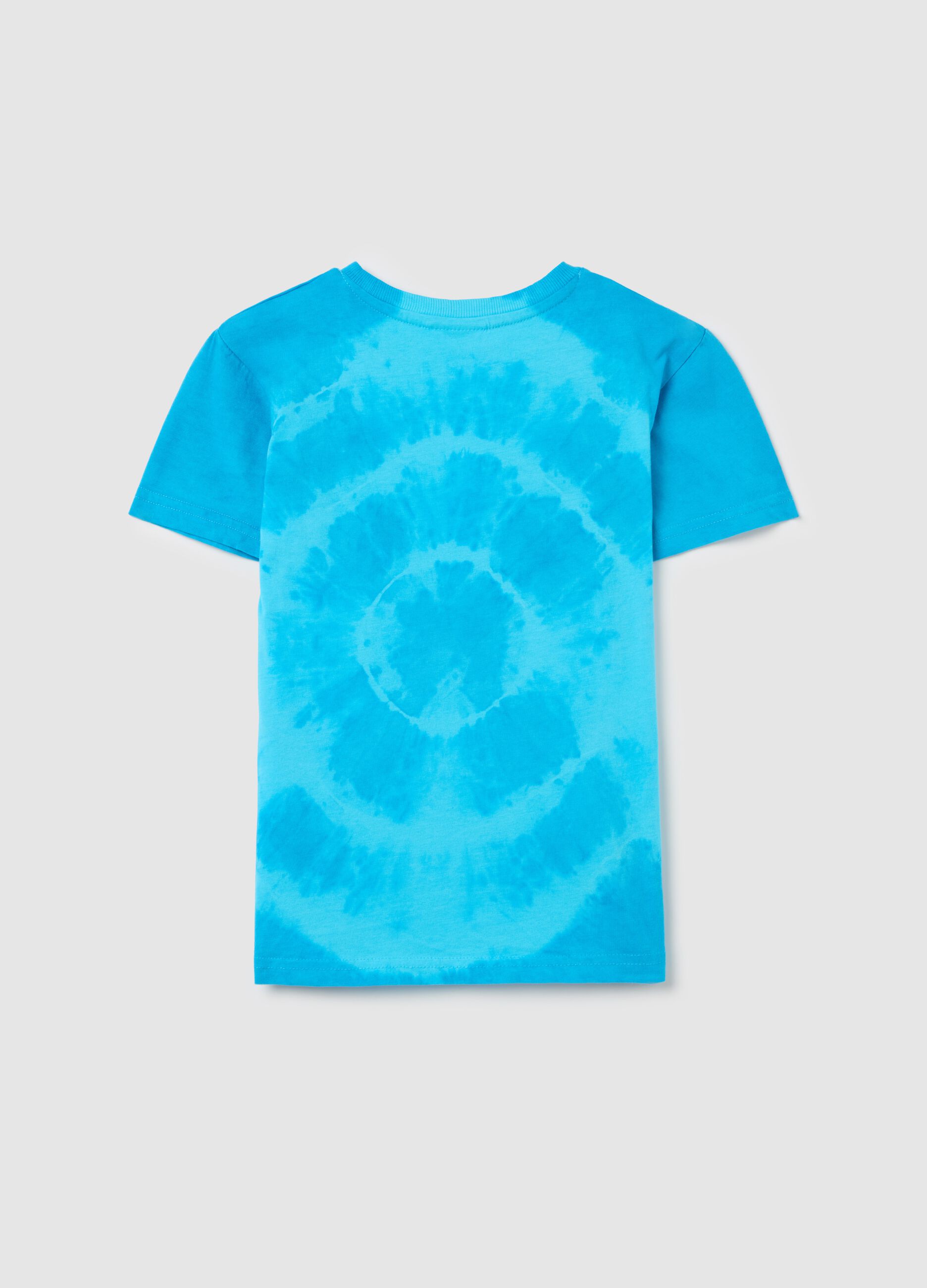 Cotton T-shirt with Pikachu print