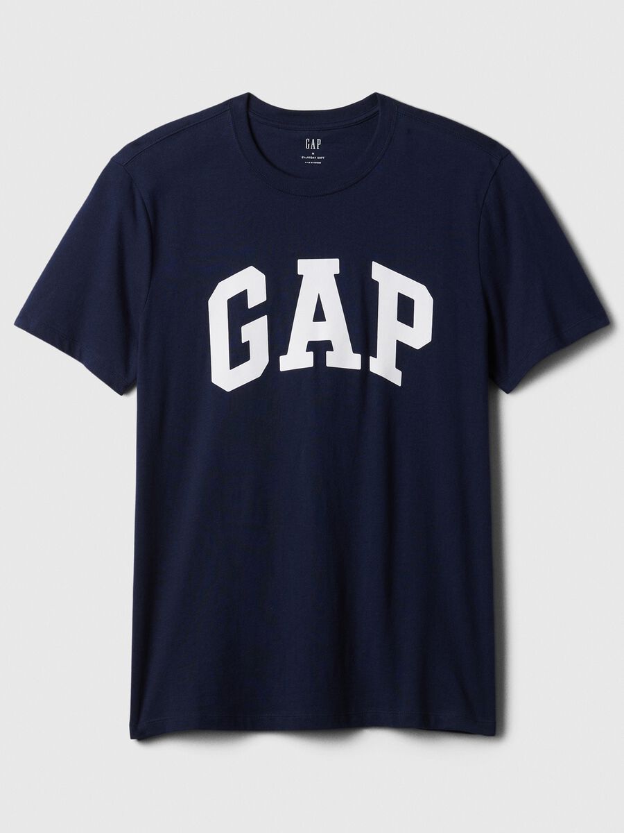 T-shirt in cotone con stampa logo_3