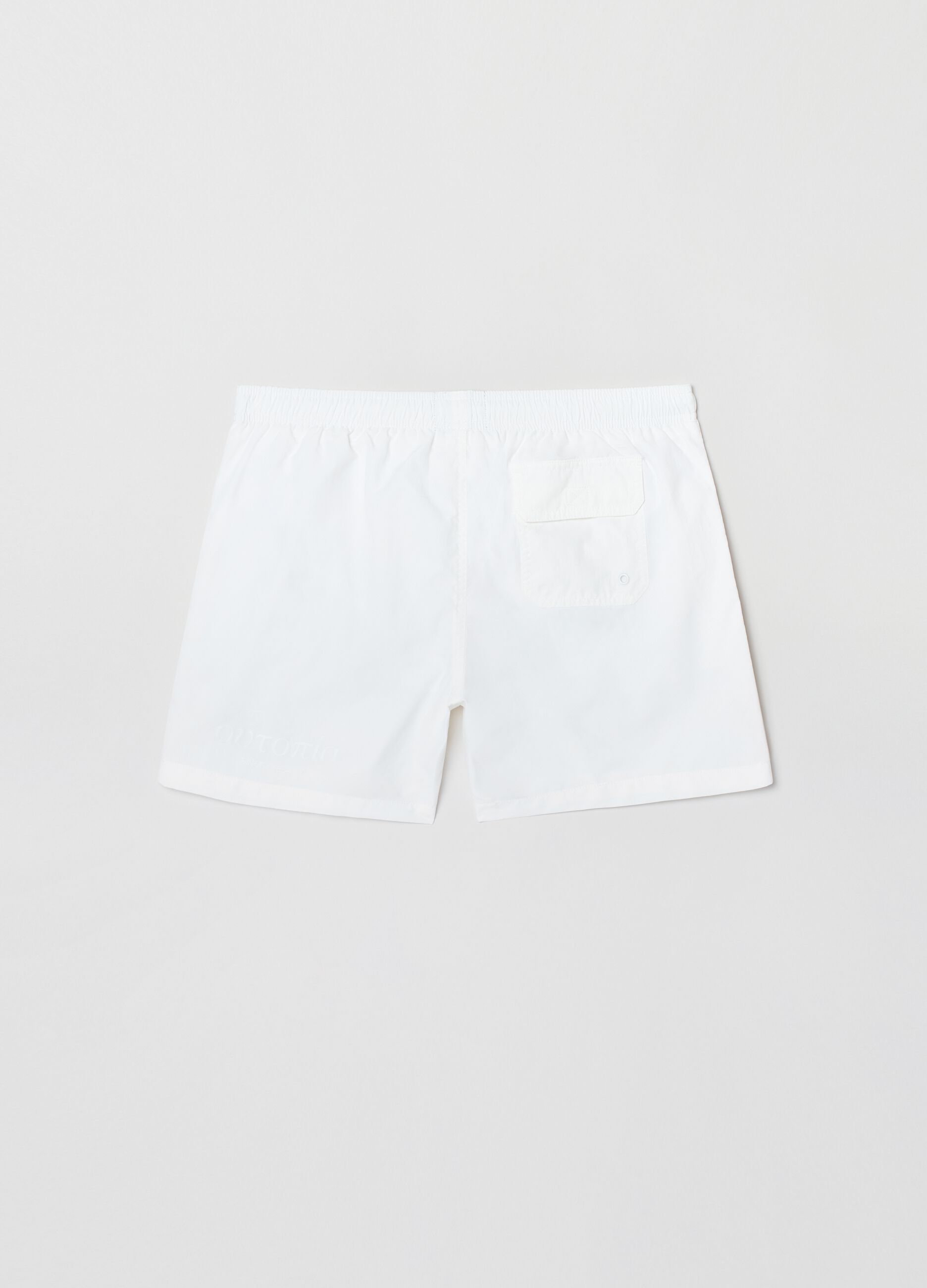 Swim Shorts White_7