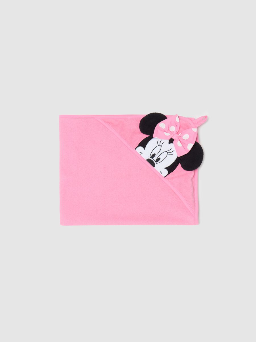 Bathrobe with Minnie Mouse application and embroidery_0