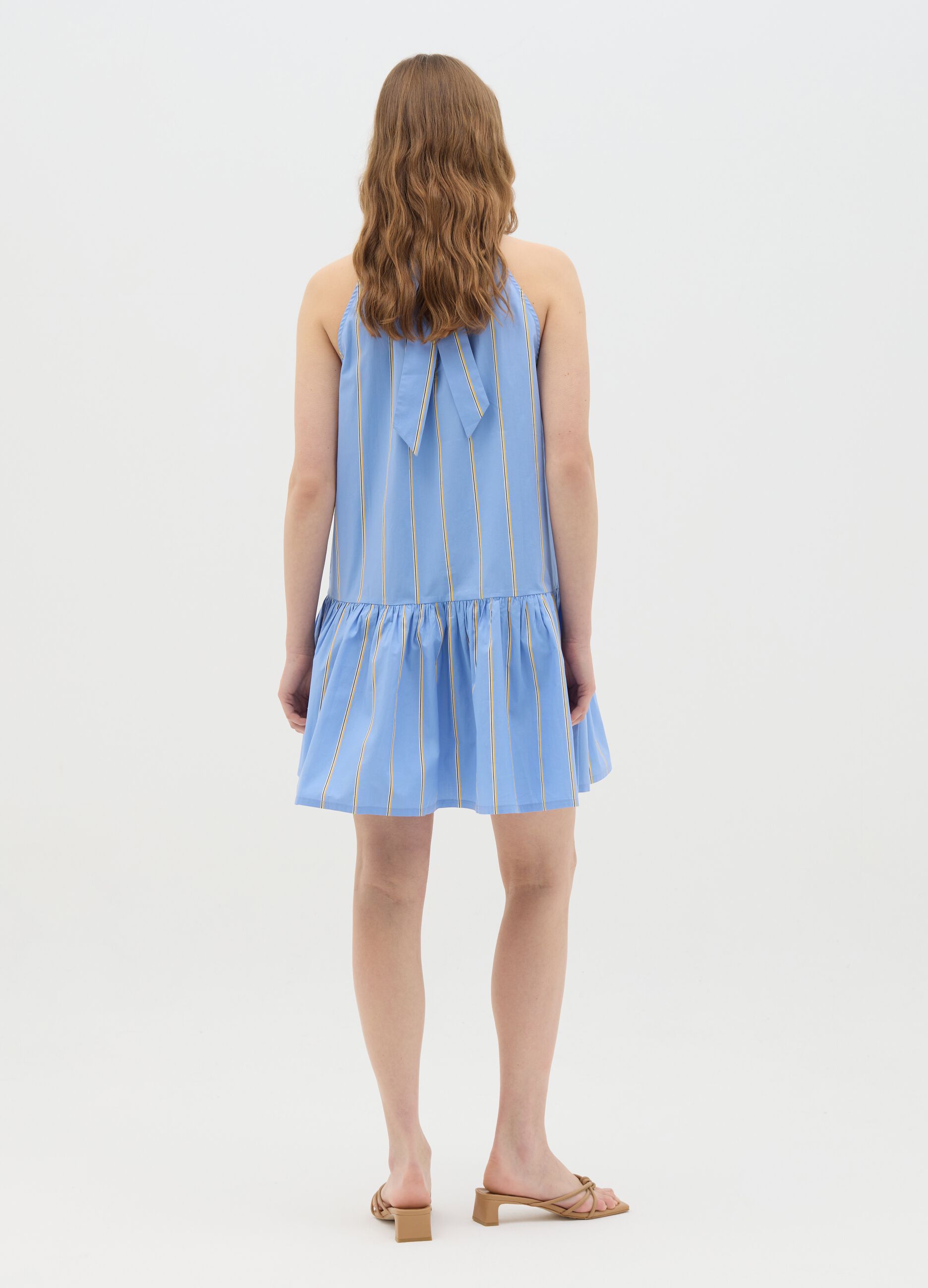 Women's Multicolour Regular Fit Pure Cotton Dress