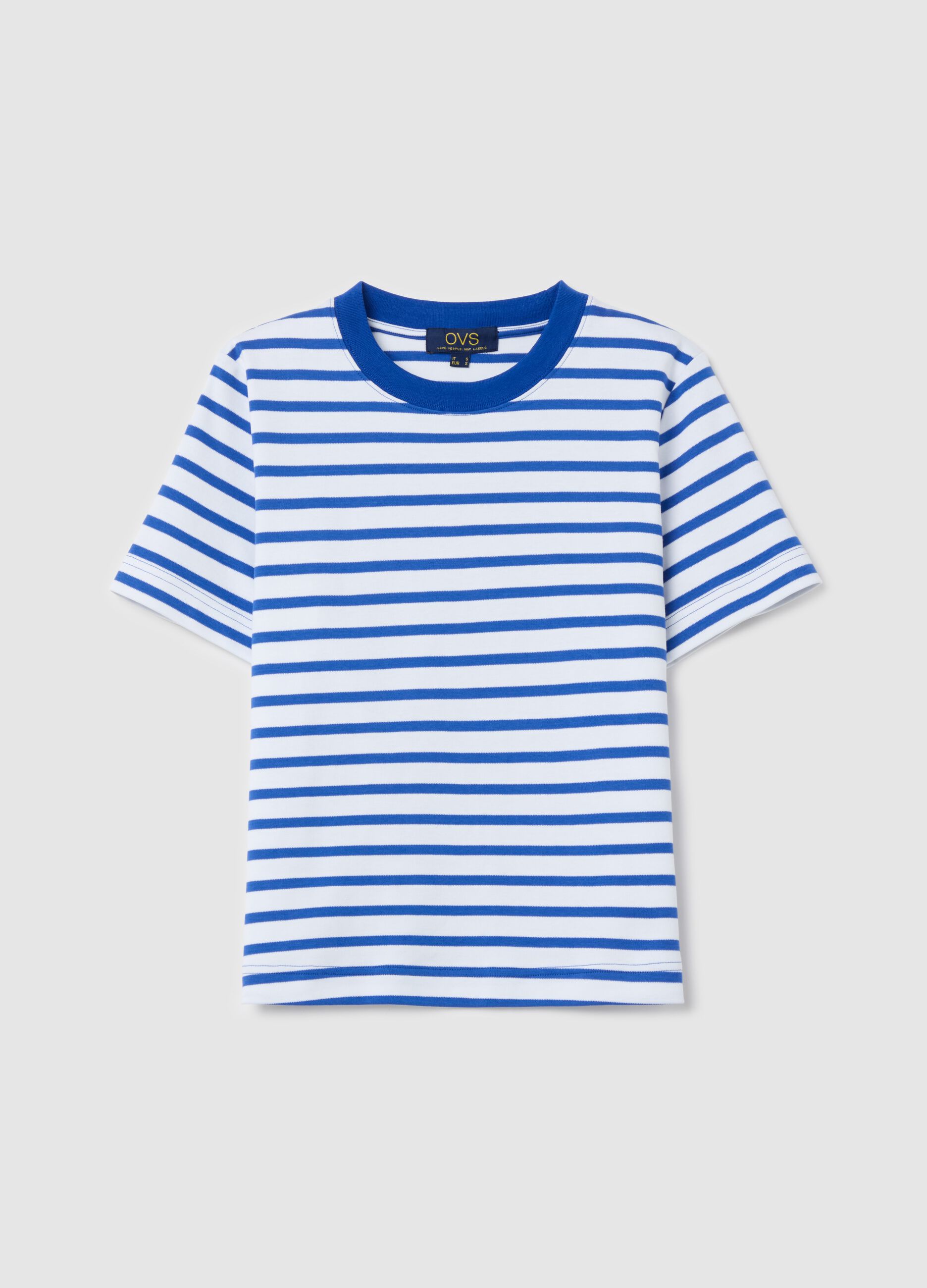 T-shirt with horizontal stripes