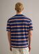 Multicolour striped pure cotton t-shirt with relaxed fit_2