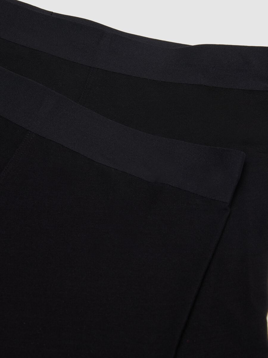 Two-pack regular fit black boxers_1