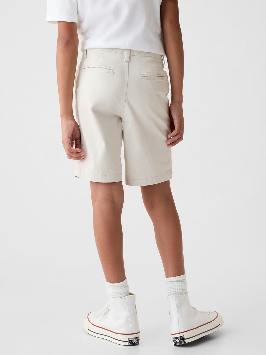 Stretch cotton regular-fit Bermuda shorts_2