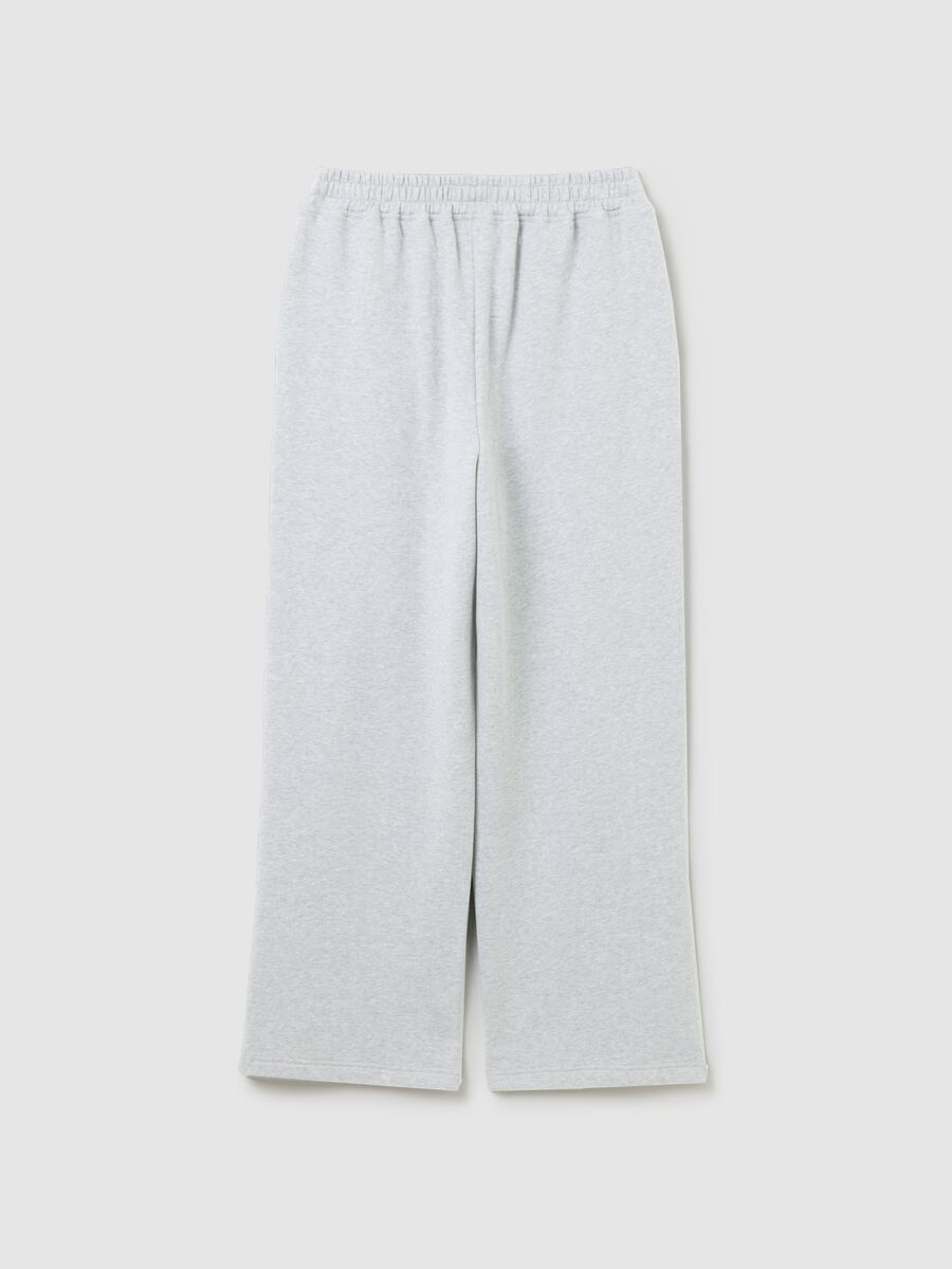 Perfect Grey Melange Sweatpants_5