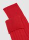 Long red pure cotton socks_2