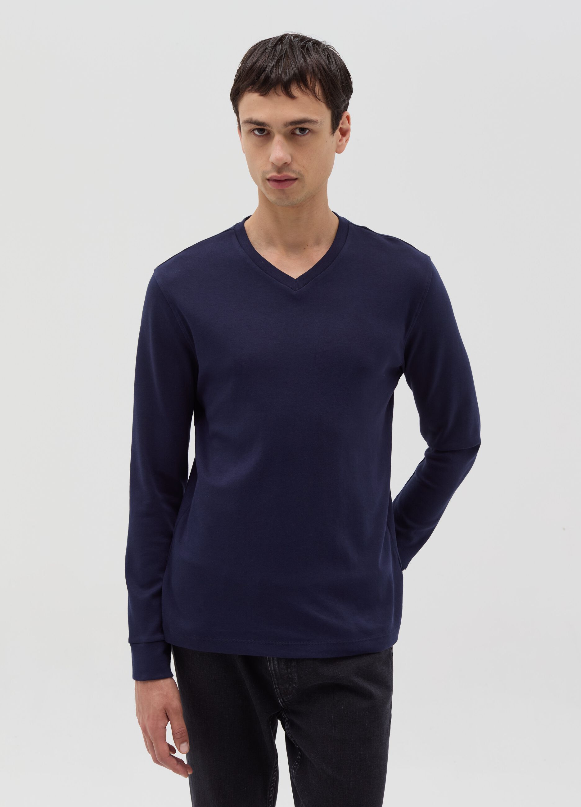 Ovs t shirt uomo manica lunga store