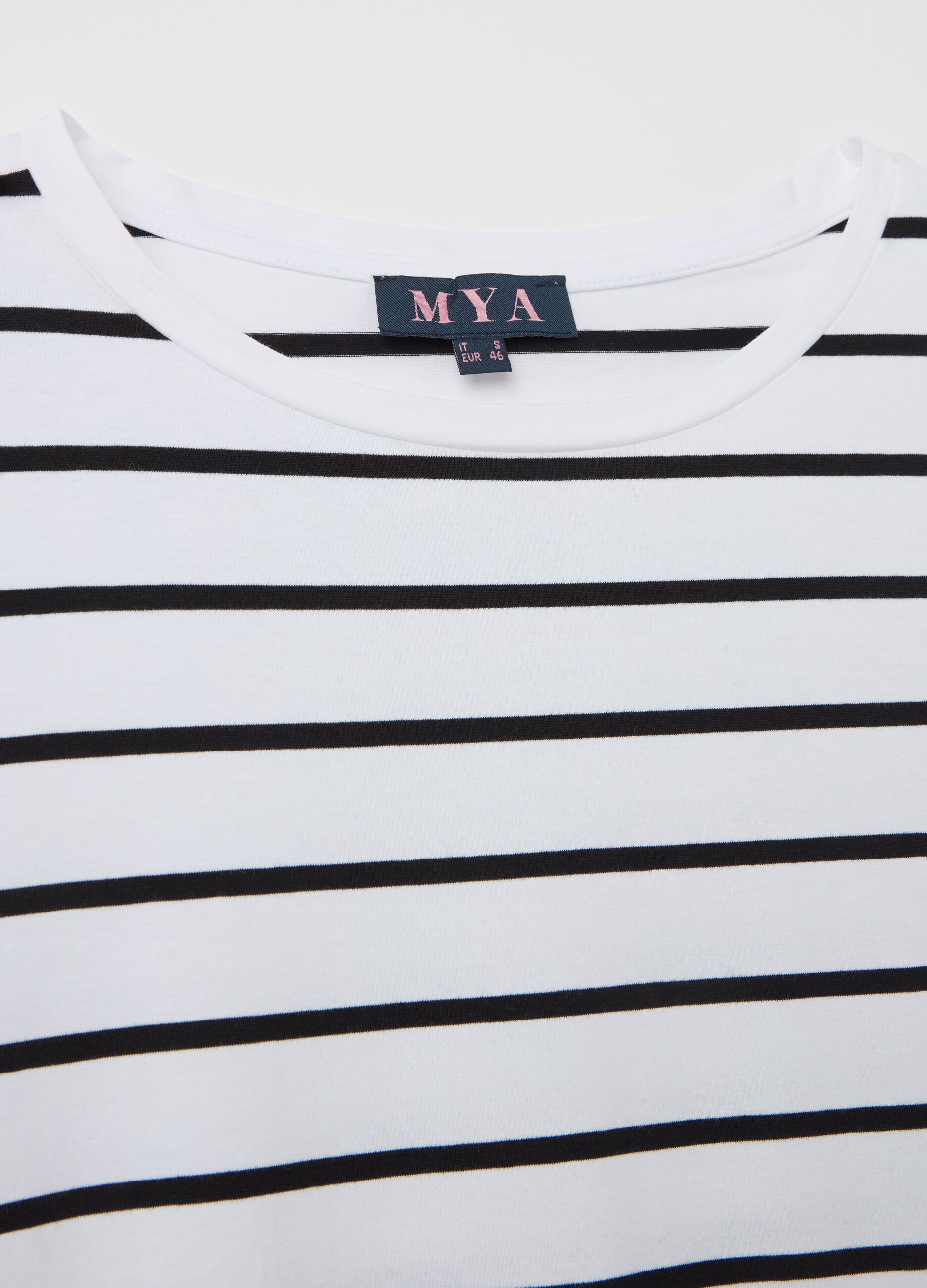 T-shirt in cotone stretch Curvy