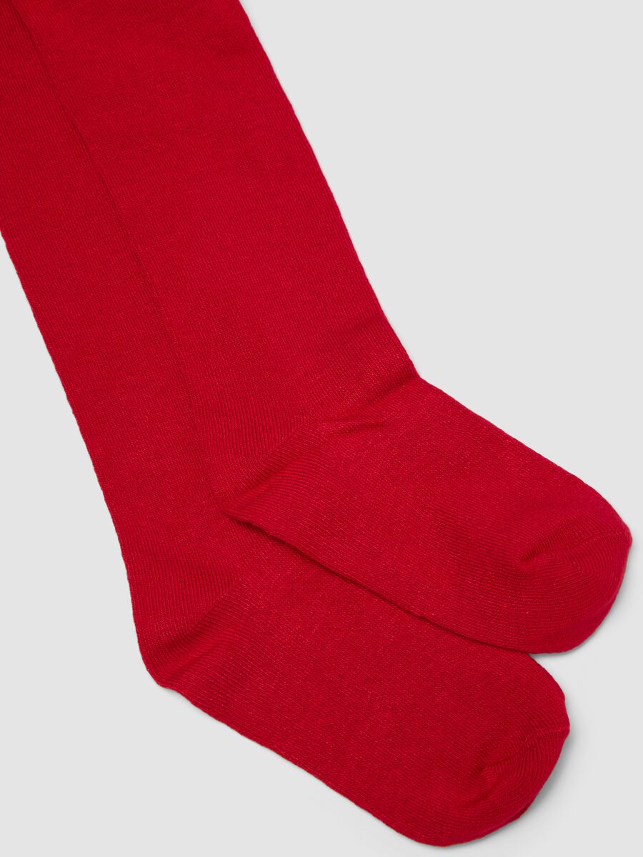 Red stretch tights_1