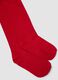 Collant rosso in tessuto elasticizzato_1