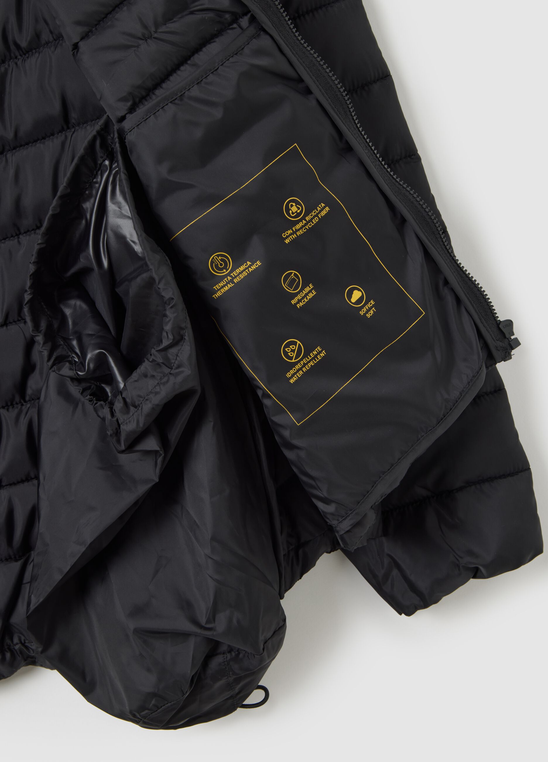 Black regular fit jacket