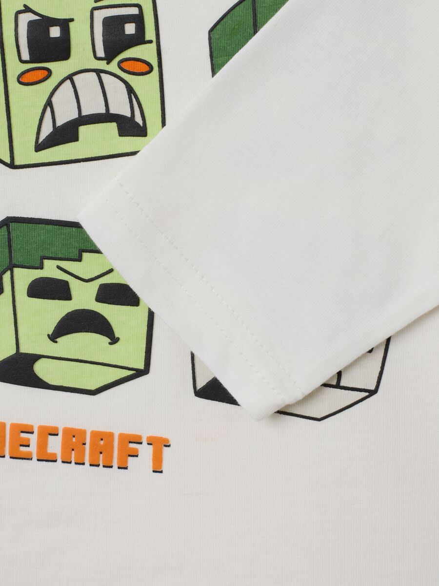 Kids' pure cotton white T-shirt_3