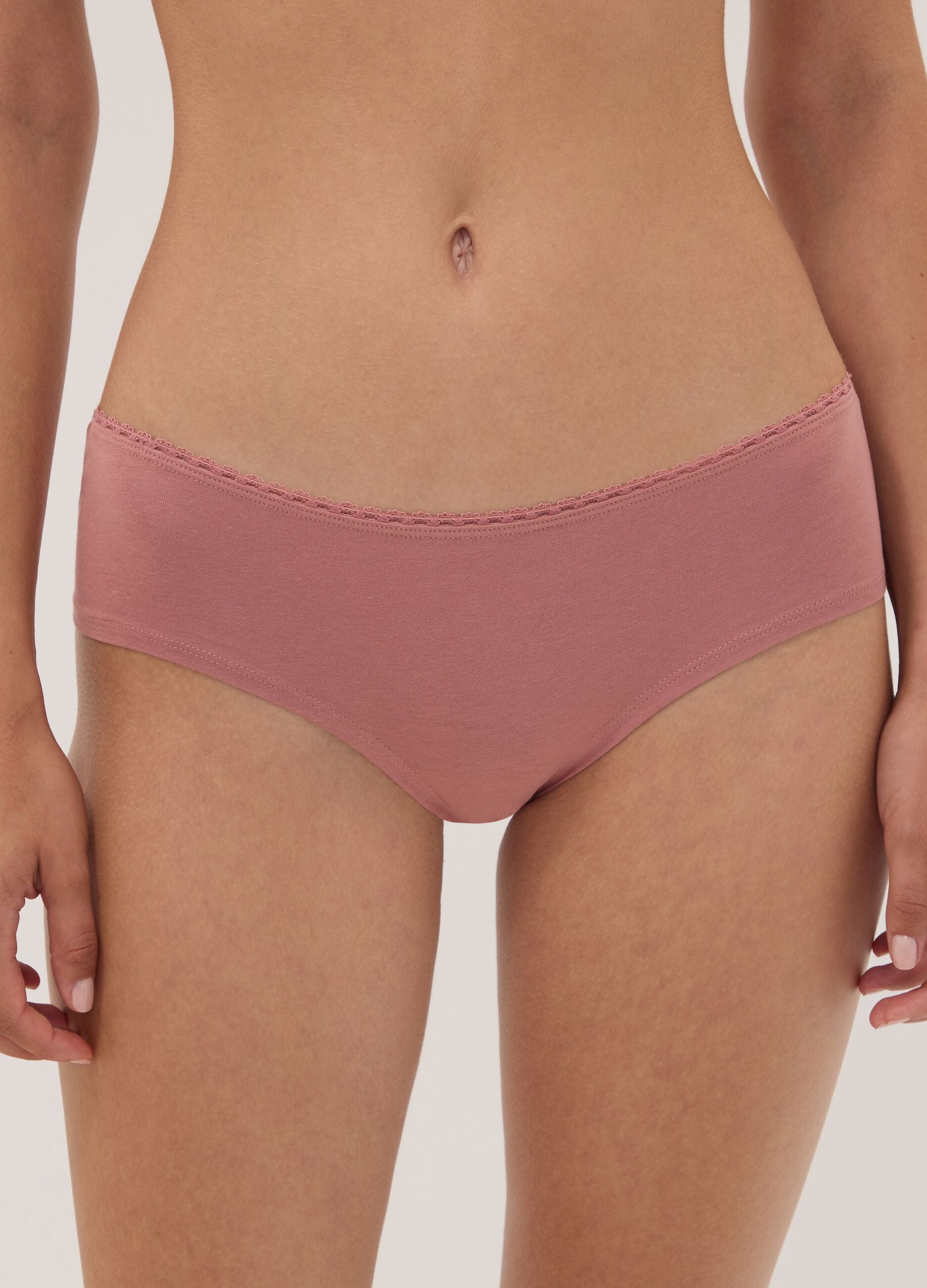 3-pack of multicolour briefs in stretch organic cotton