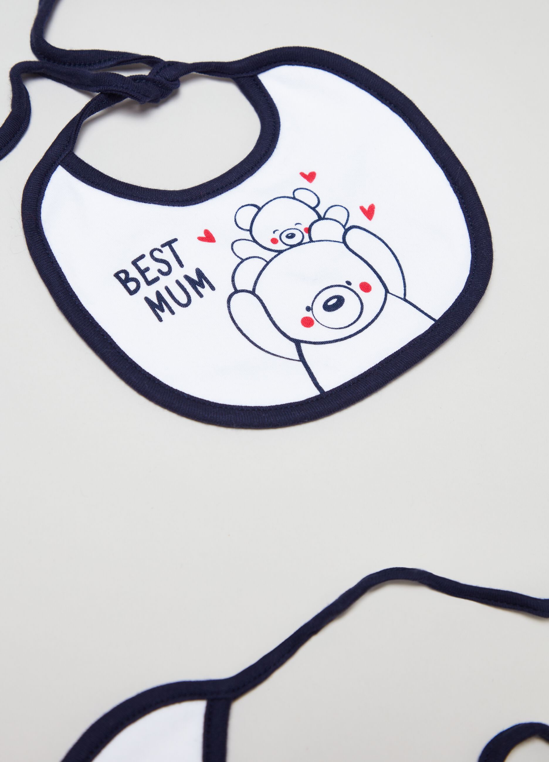 Bipack bavette con stampa Mom & Dad_2