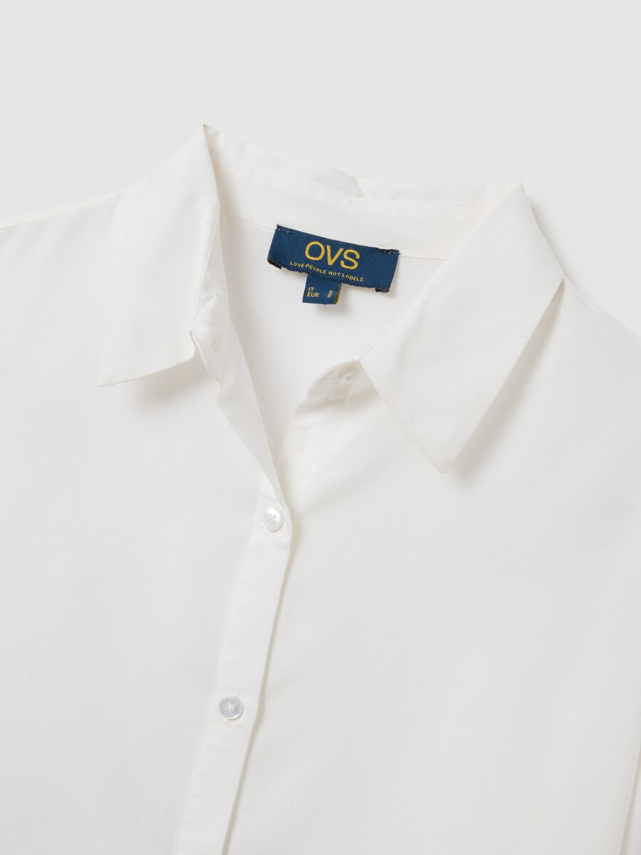 White Regular Fit Blouse_5