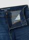 Dark blue stretch cotton denim jeans, regular fit_1