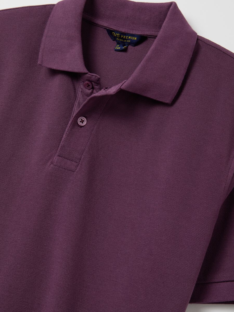 100% cotton piqué polo shirt_5