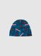 Multicoloured stretchy cotton kids' hat with Spider-Man print_0