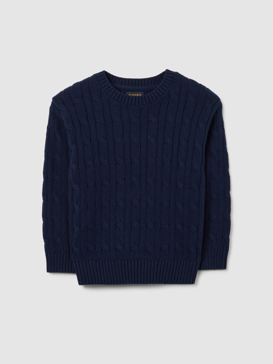 Children's Blue Pure Cotton Jumper, Regular Fit_3