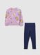 Girls' violet sweatshirt and leggings set_1