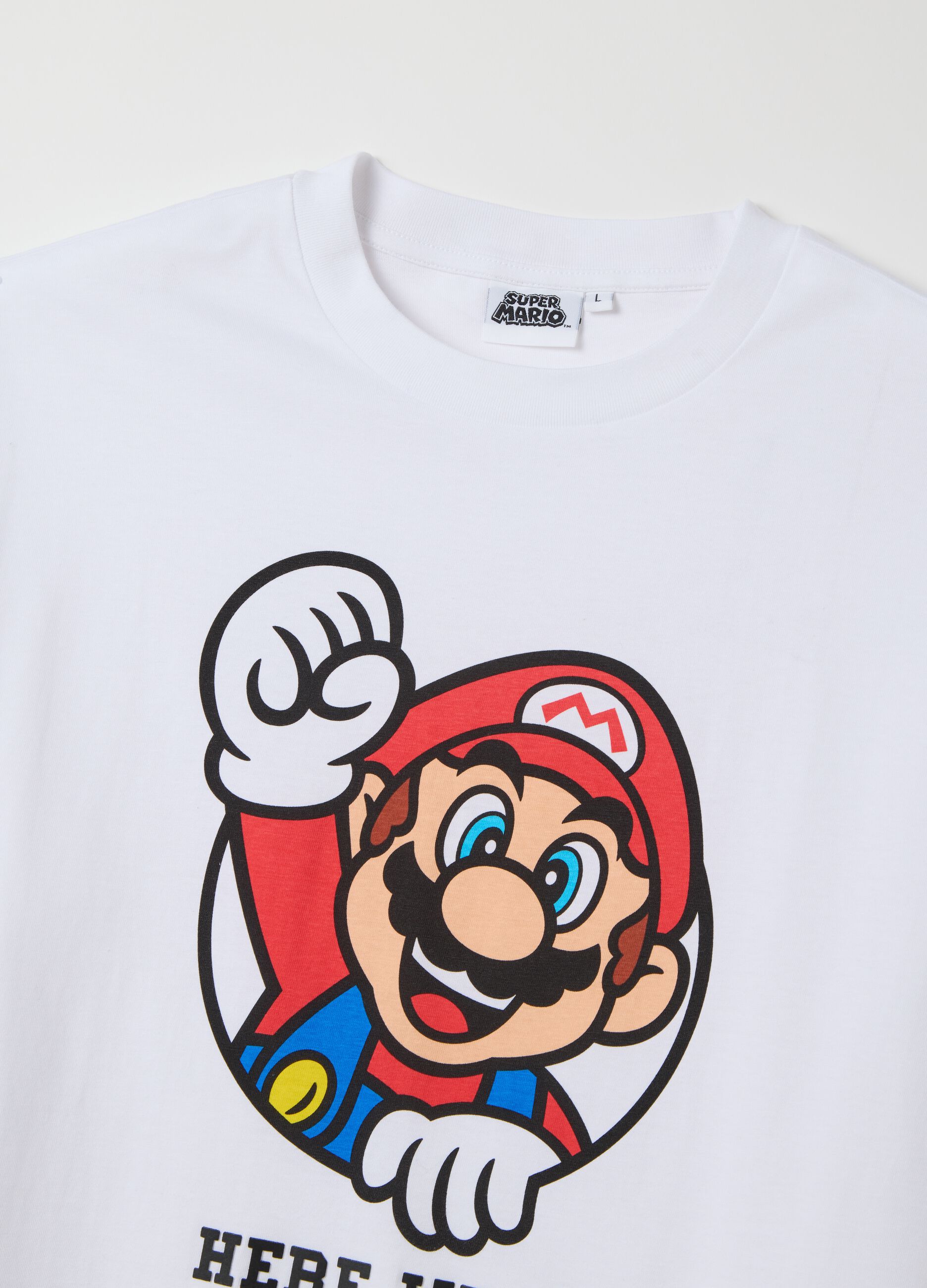 Cotton T-shirt with Super Mario™ print