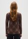 Brown Check Printed Shirt_2