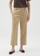 Beige cotton trousers regular fit_2