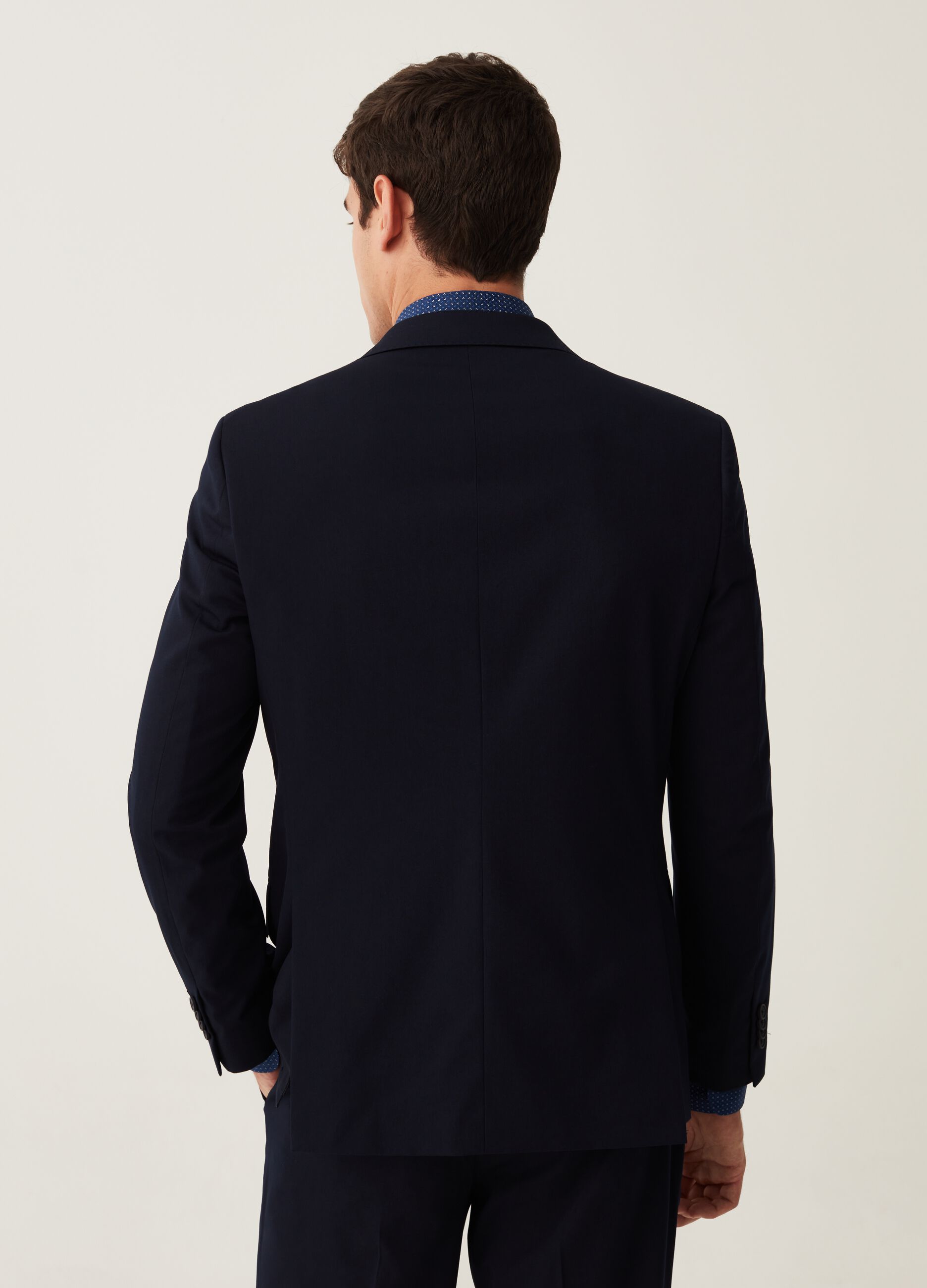 Blazer regular fit blu navy