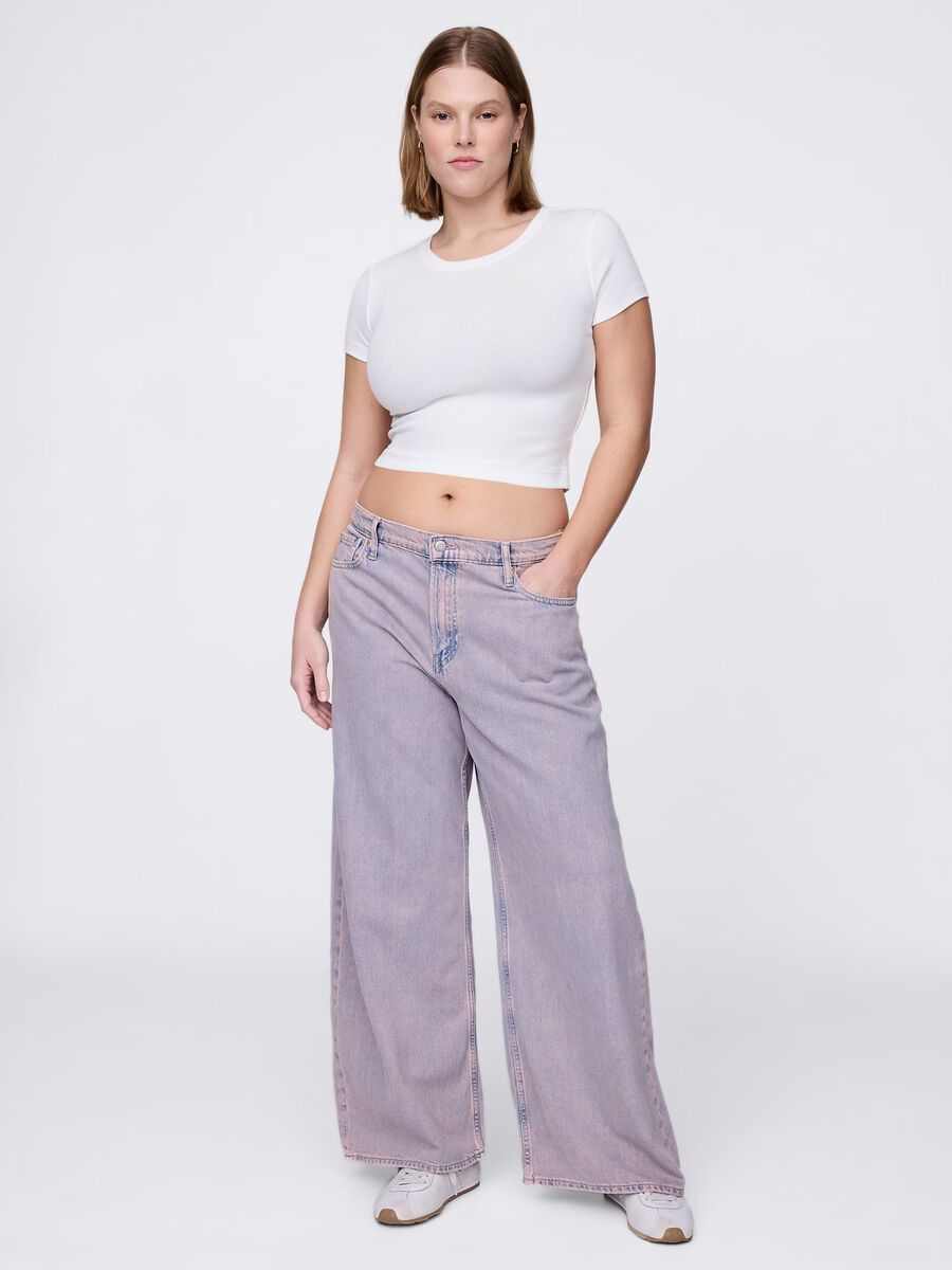 Pantaloni a gamba larga in cotone e Lyocell_4