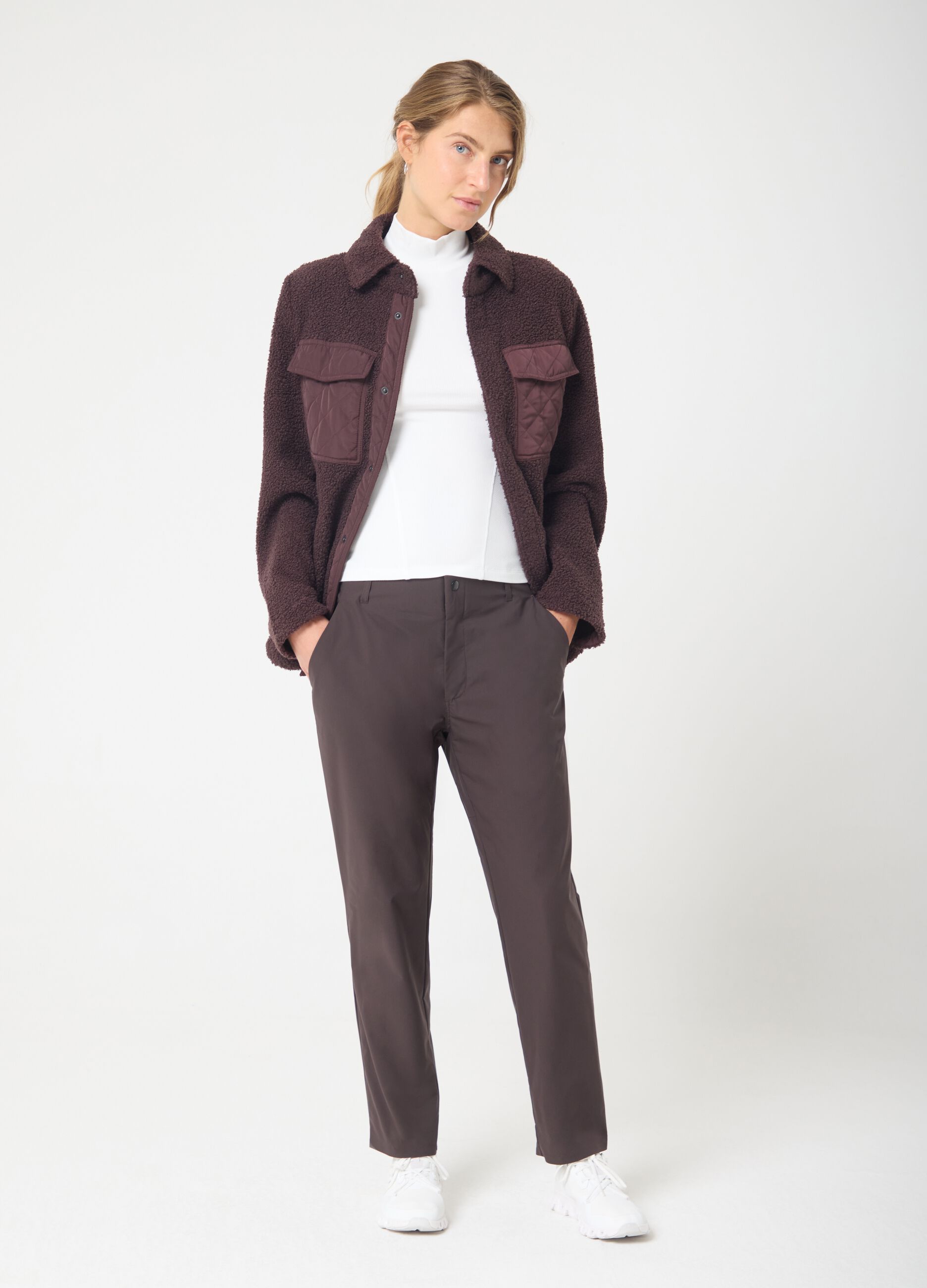 ALTAVIA STUDIO straight-leg technical-fabric trousers