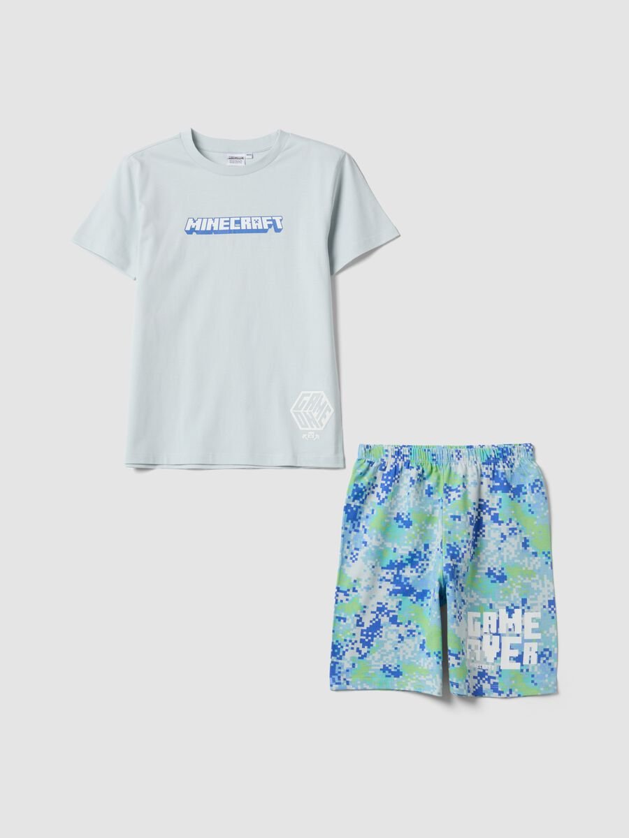 Light blue organic cotton pyjamas_0