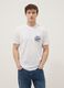 Men&rsquo;s white short-sleeve pure cotton T-shirt, regular fit_0