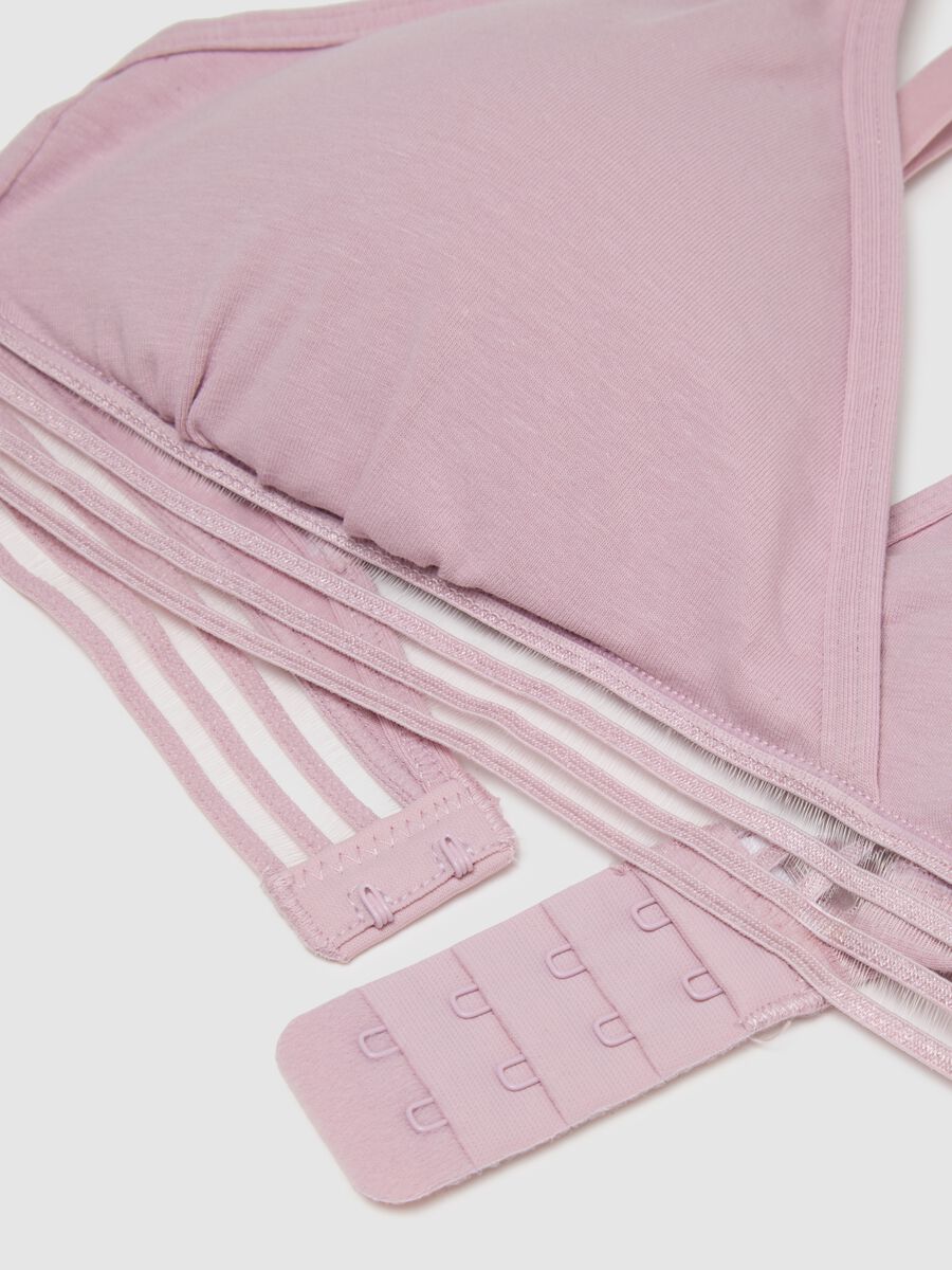 Pink Stretch Cotton Bra_5