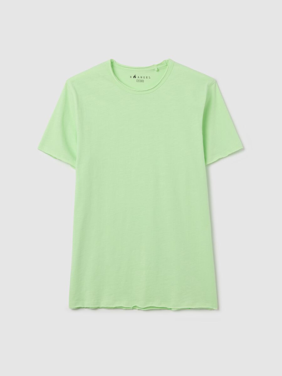 Cotton T-shirt with round neck_4
