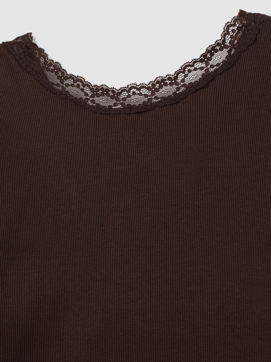 Brown pure cotton regular fit sweater_1