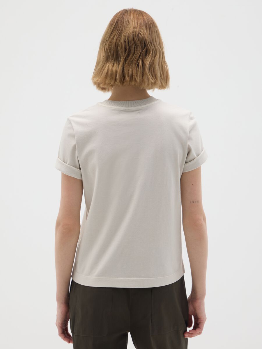 White T-shirt in pure Italian cotton regular fit_2