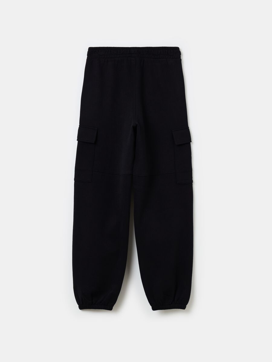 Cargo joggers with drawstring_1