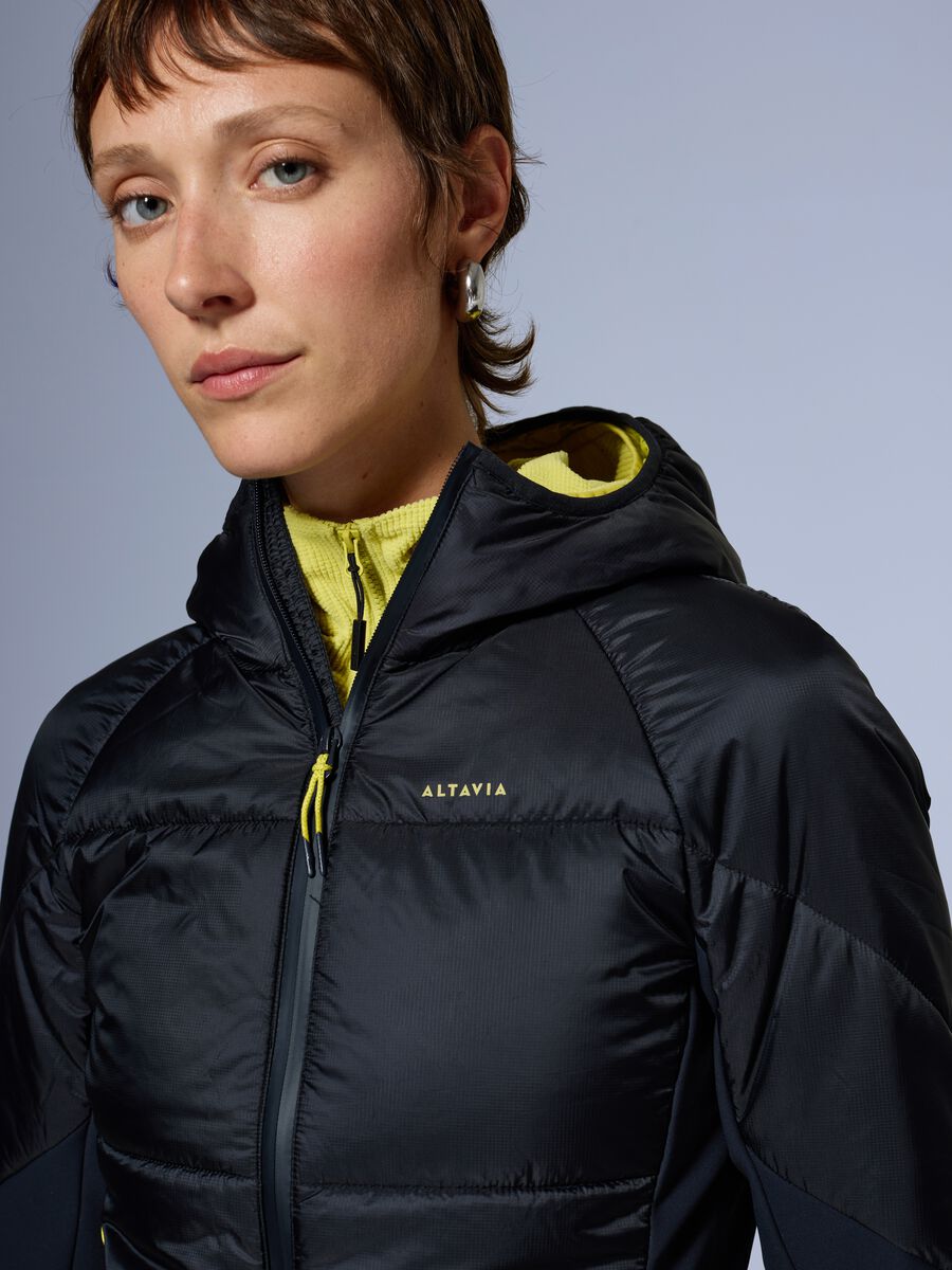 Giacca ibrida full zip con cappuccio ALTAVIA WITH DEBORAH COMPAGNONI_2