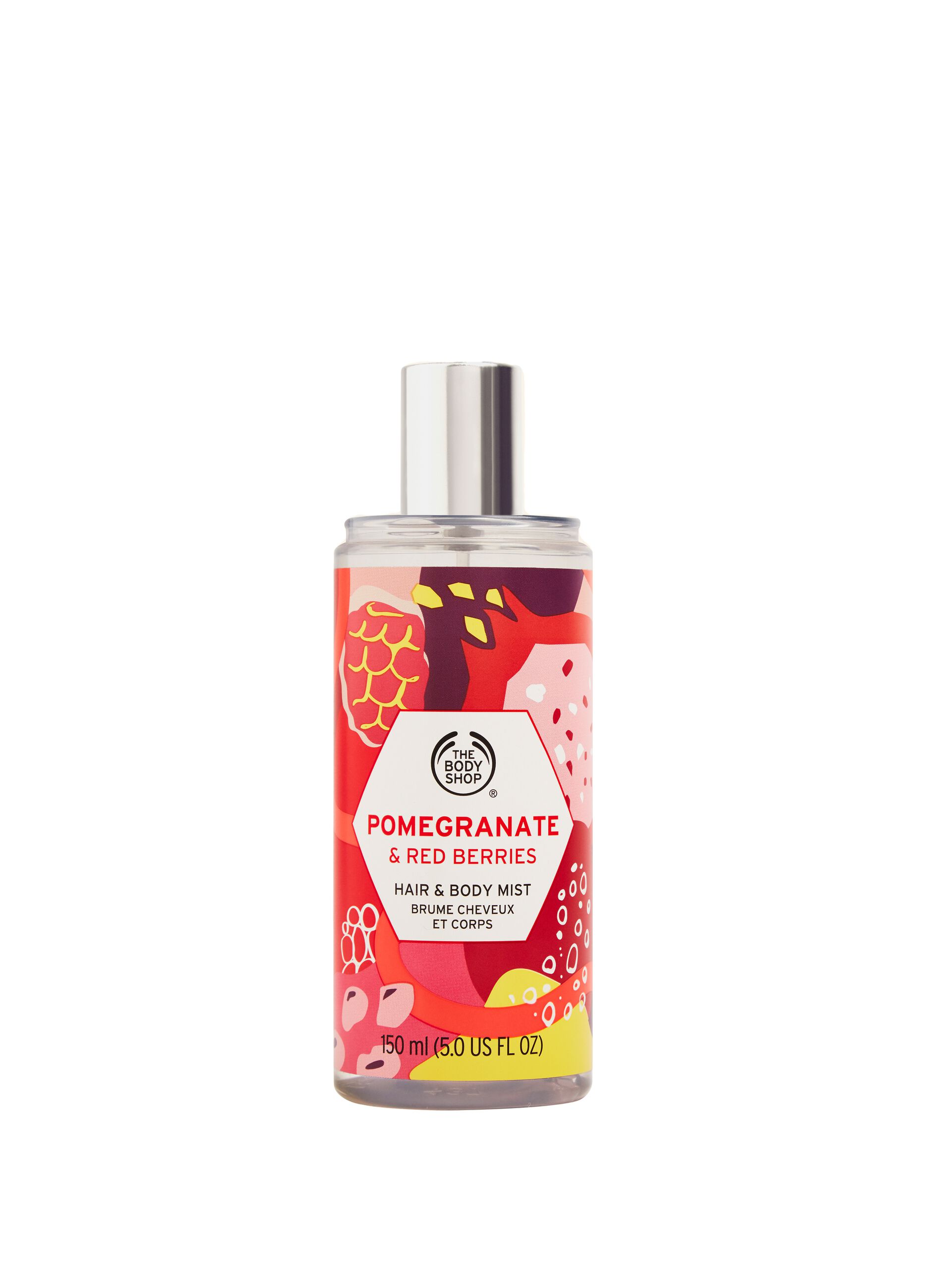 The Body Shop pomegranate perfumed hair and body spray 150ml