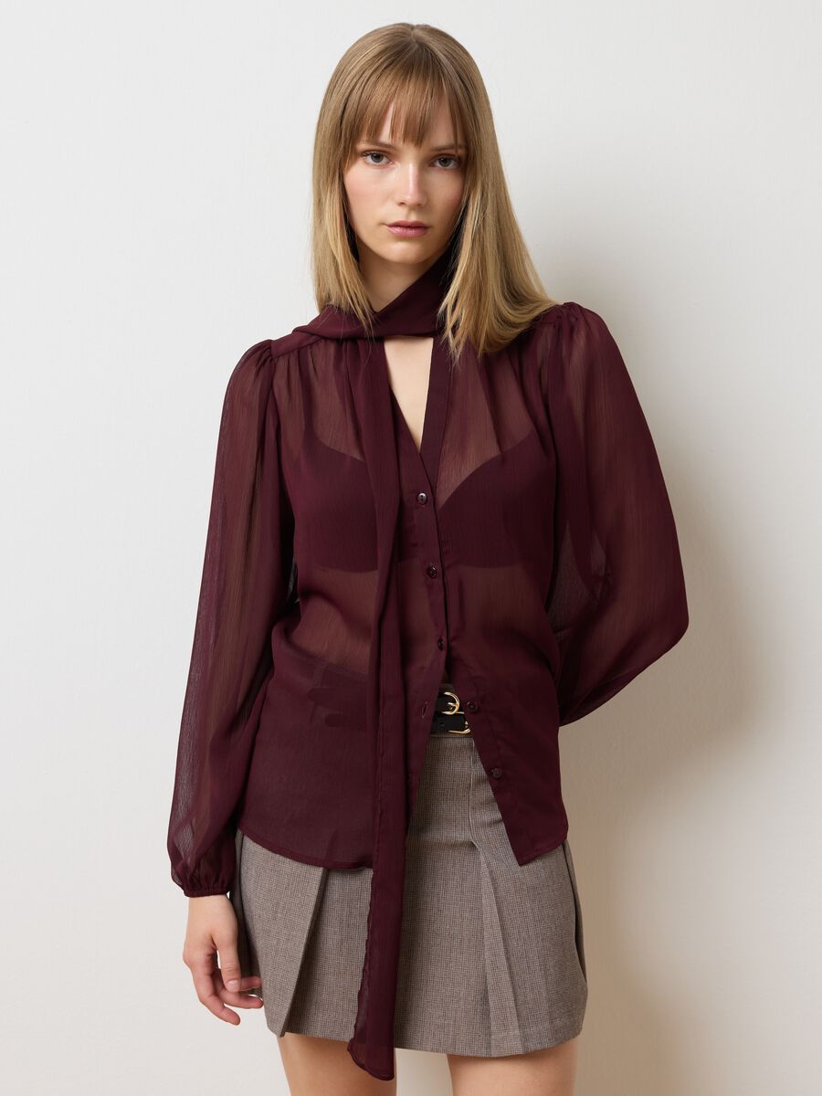 Camicia rossa regular fit_0
