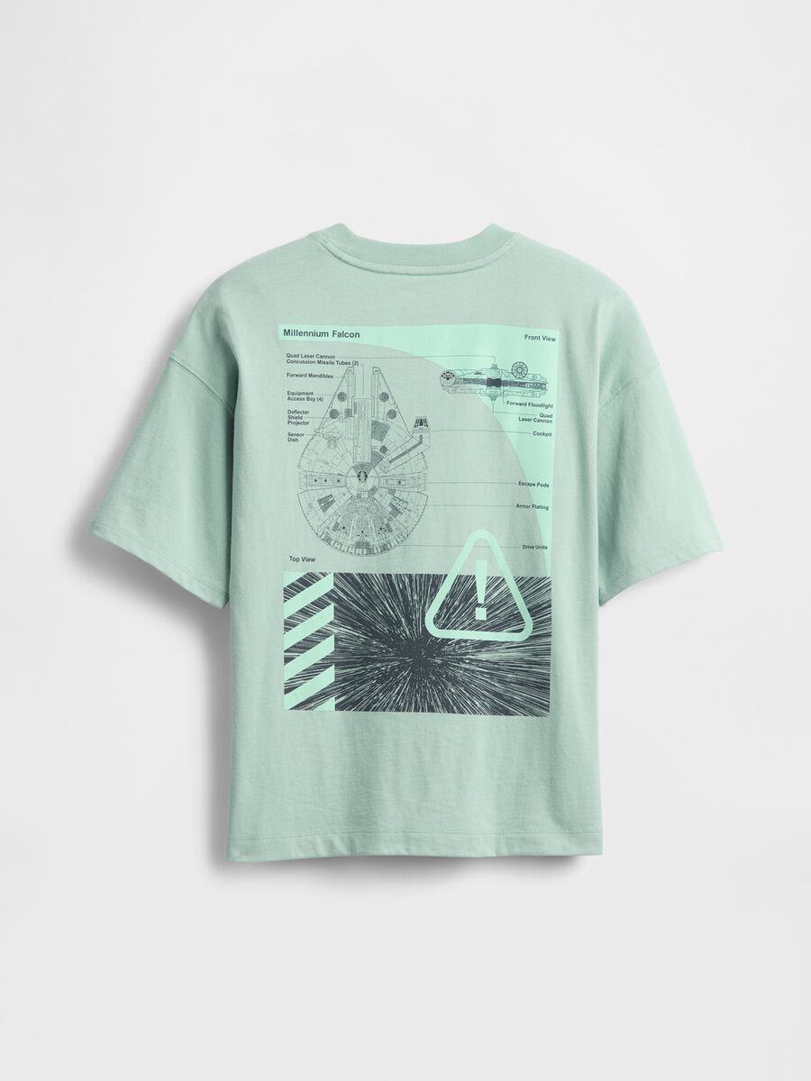 Millennium Falcon Green T-shirt_1