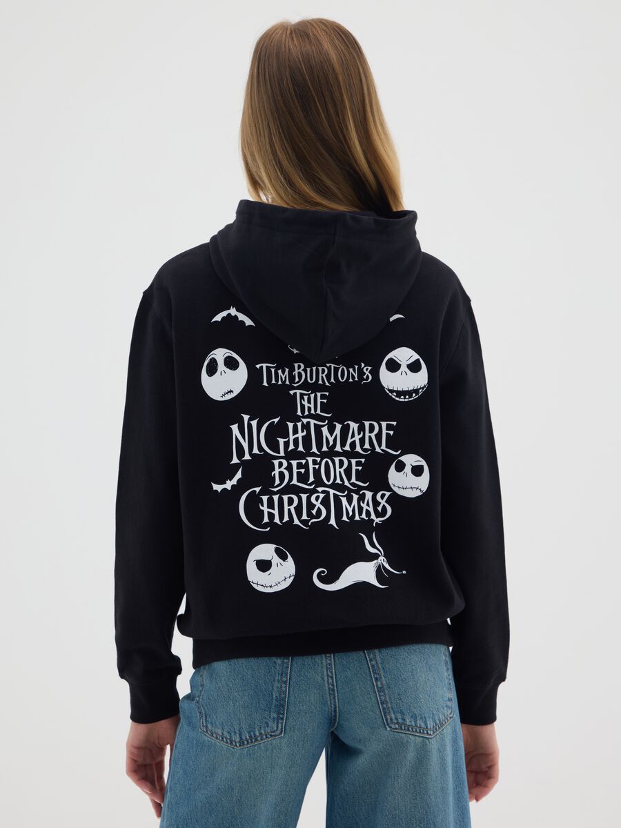 Black pure cotton sweatshirt with print_2