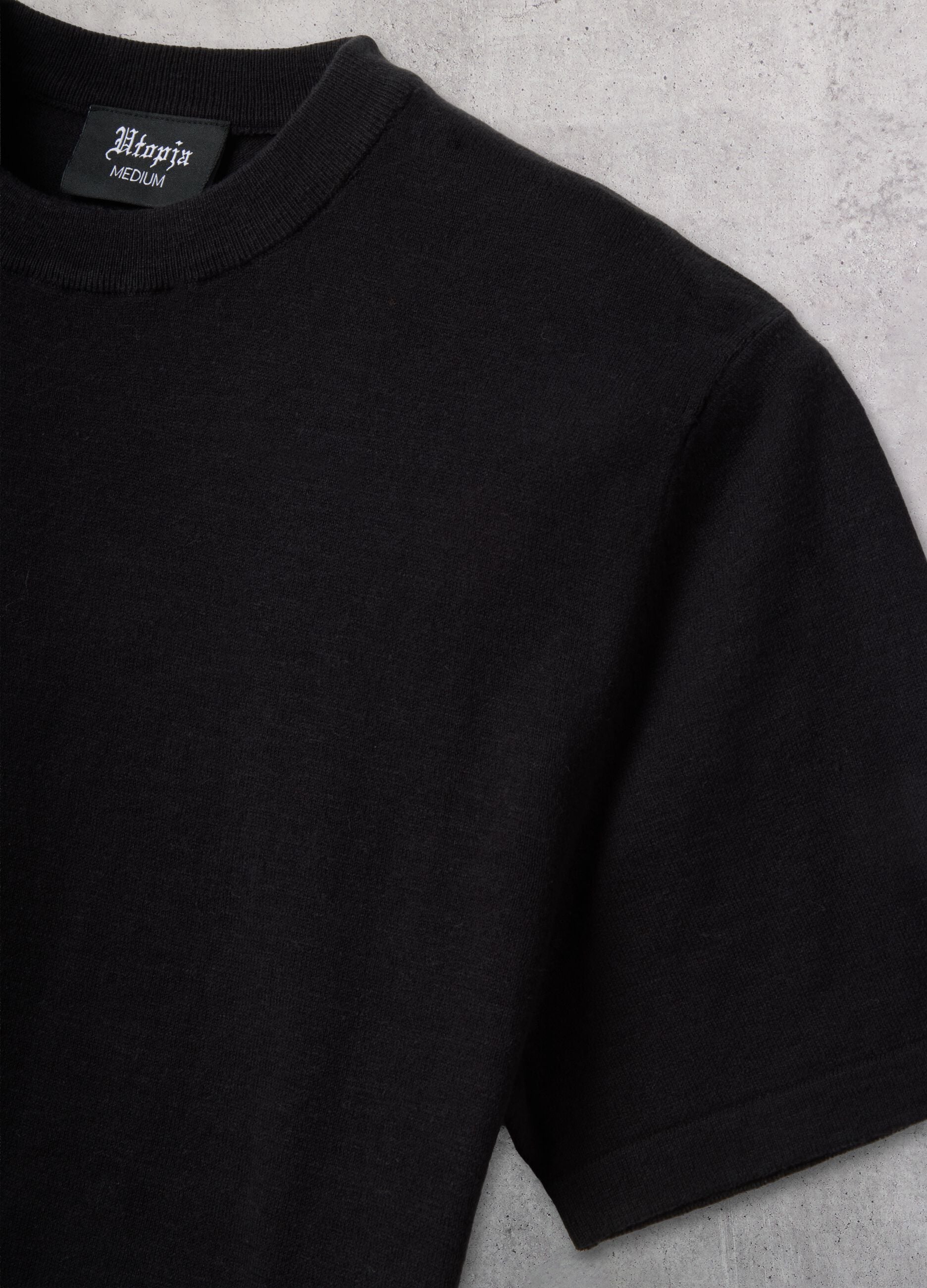 Black Knit T-shirt