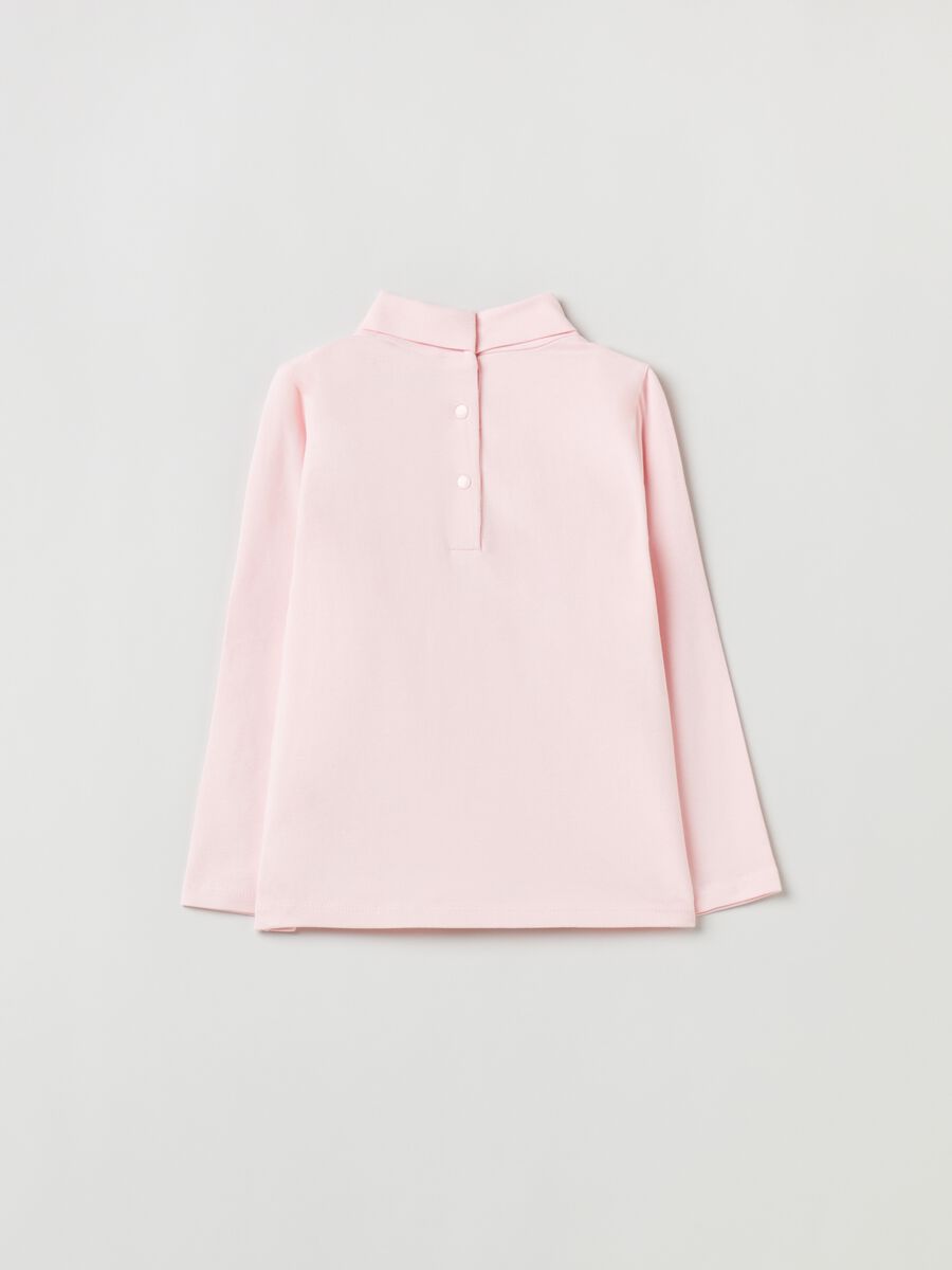 T-shirt maniche lunghe a collo alto_1