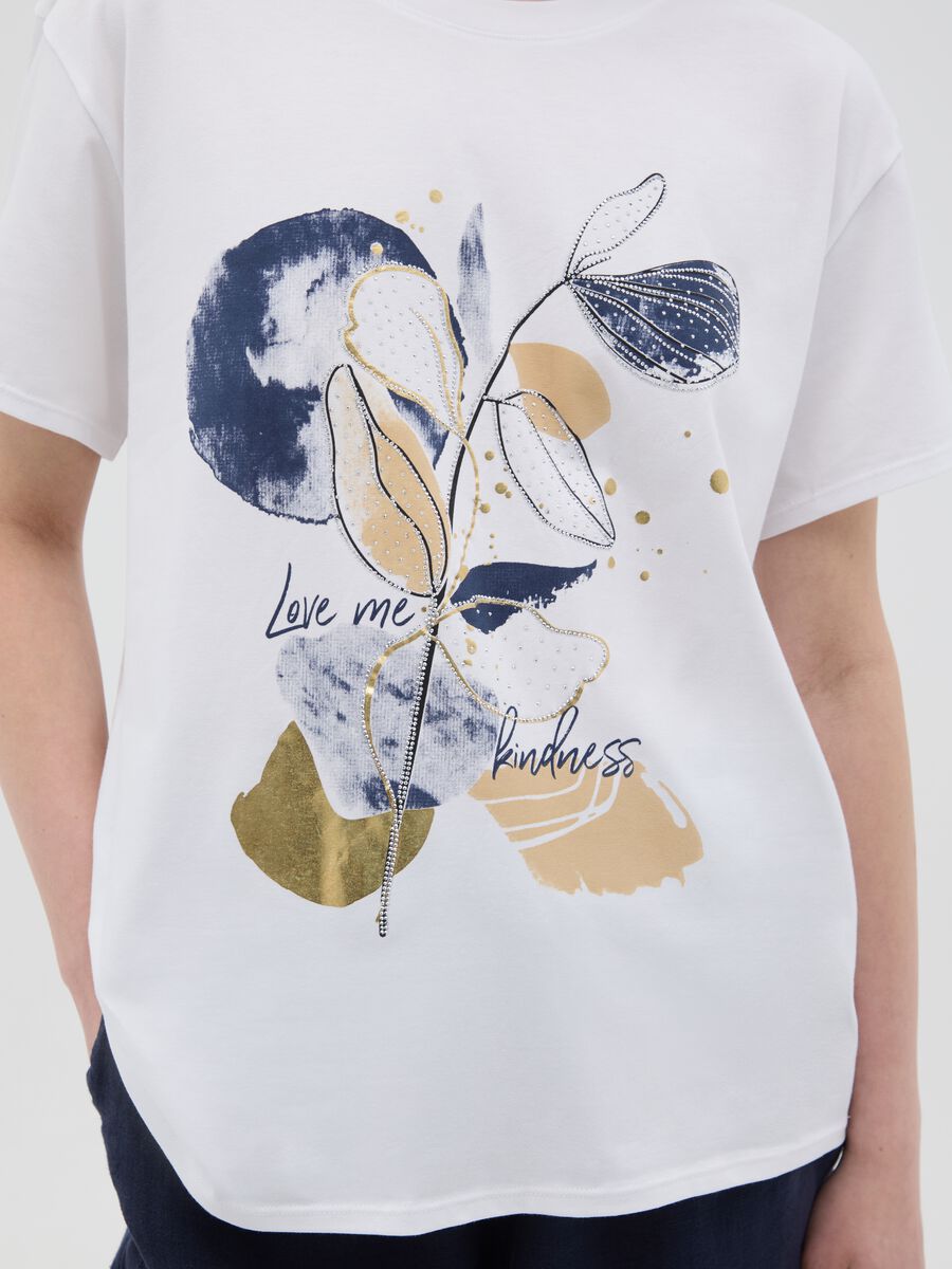 Multicolour regular fit cotton women's T-shirt_3