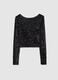 Black long-sleeve t-shirt with sequins_0