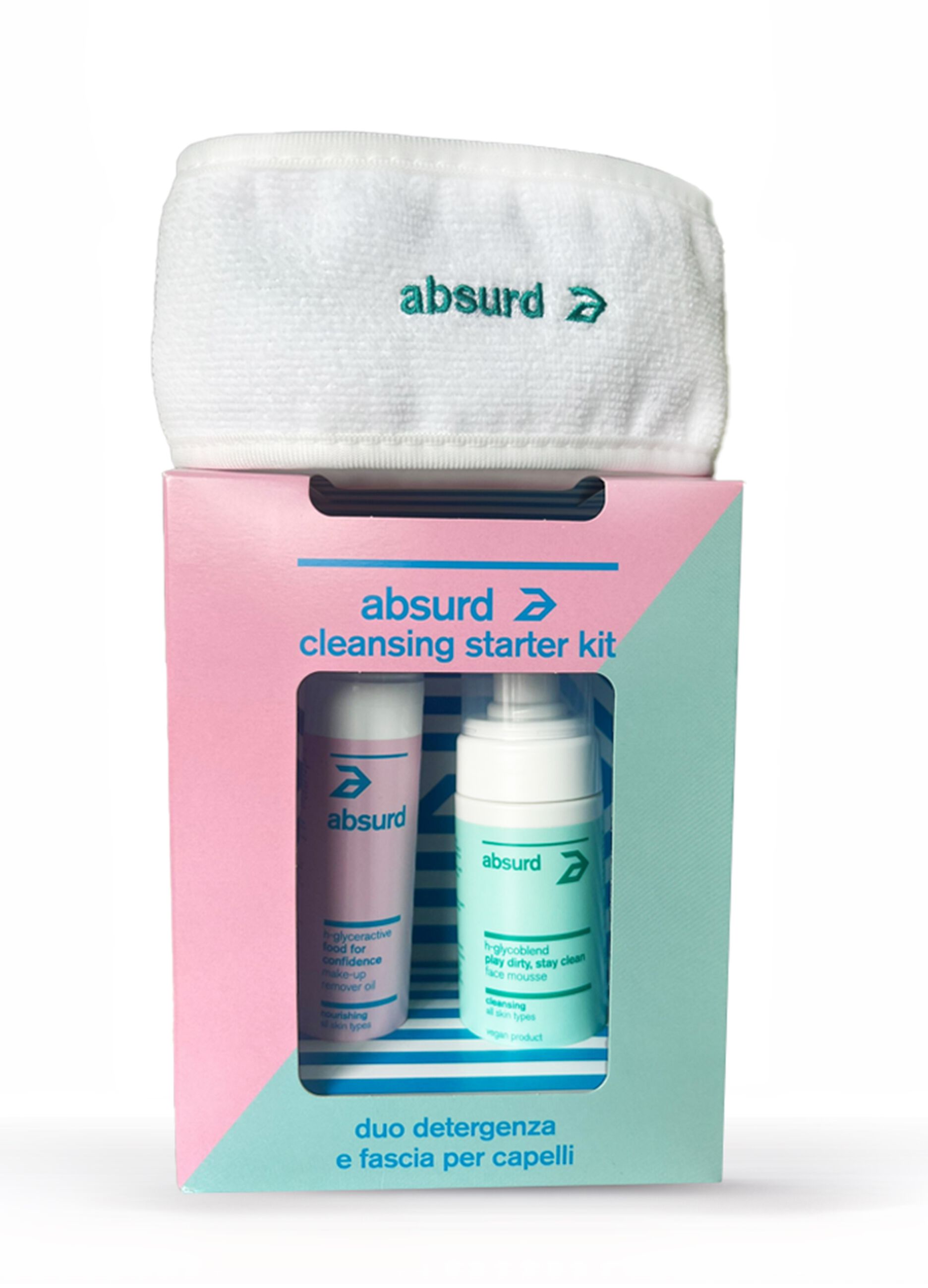 Duo Detergenza: Olio gel struccante e nutriente e Mousse detergente viso Play Dirty Stay Clean