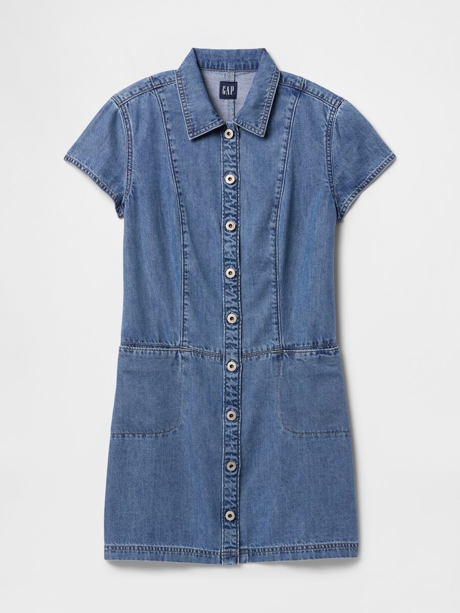Gap Denim Dress with Buttons_6