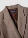 Multicolour viscose and linen mix regular fit blazer_6